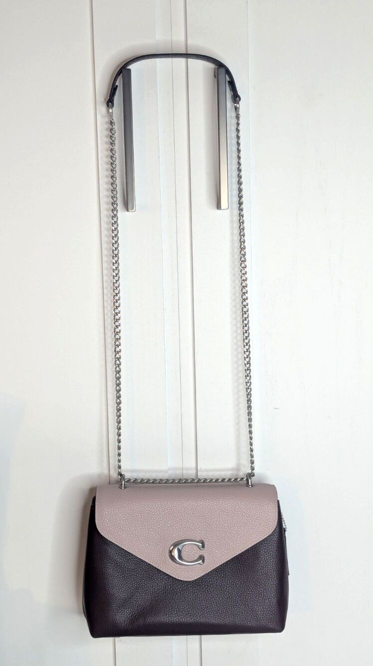 Coach Tammie Shoulder Bag - Cranberry/Pink Colorblock, Rare Color NWT! - Picture 9 of 12